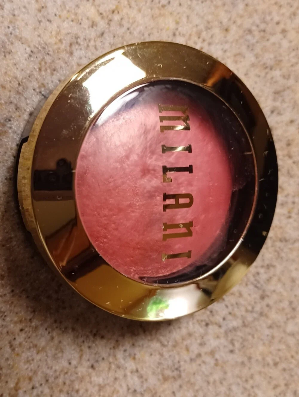 × Milani Shimmering Baked Blush in Dolce Pink